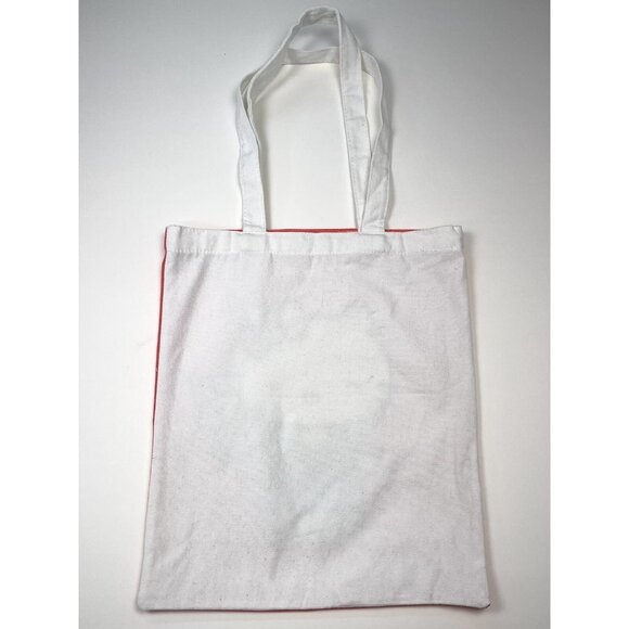 Sanrio HELLO KITTY 14"x12" Red Ivory Canvas Shoulder TOTE BAG April Fools Clown - Picture 2 of 2